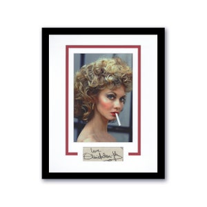 Olivia Newton-John &quot;Grease&quot; AUTOGRAPH Signed &#39;Sandy&#39; Framed 11x14 Display