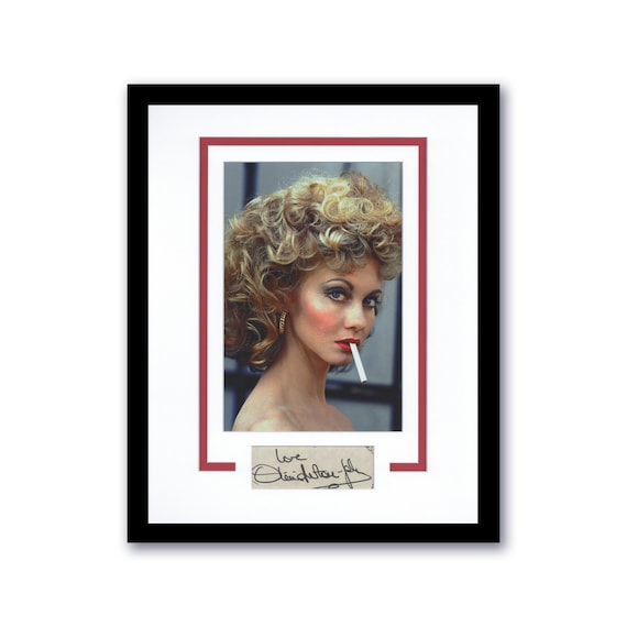 Stampa Autografa John Travolta & Olivia Newton-John Grease - Display A4, Ideale Per Collezionisti
