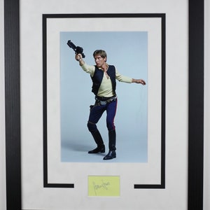 Harrison Ford "Star Wars" AUTOGRAPH Signed 'Han Solo' Framed 16x20 Display