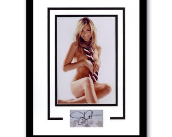 Jennifer Aniston &quot;Friends&quot; AUTOGRAPH gesigneerde foto ingelijste 11 x 14 display B