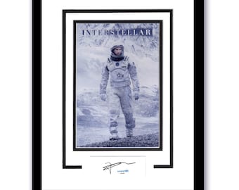 Matthew McConaughey &quot;Interstellar&quot; AUTOGRAPH Signed Framed 11x14 Display D