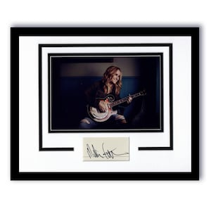 Melissa Etheridge &quot;Brave and Crazy&quot; AUTOGRAPH Signed Framed 11x14 Display