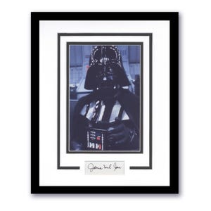 James Earl Jones &quot;Star Wars&quot; SIGNED &#39;Darth Vader&#39; Framed 11x14 Display D