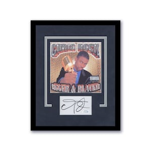 Chris Rock "Bigger & Blacker" AUTOGRAPH Signed Photo Framed 11x14 Display