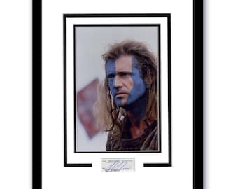 ハリウッド　メル・ギブソン　映画 「ブレイブハート」 直筆サイン入りフォト ハリウッド メル・ギブソン 映画 「ブレイブハート」 直筆サイン