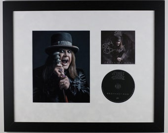 Ozzy Osbourne "Ordinary Man" AUTOGRAPH Signed CD Custom Framed Display