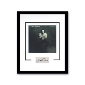 Julian Lennon &quot;Valotte&quot; AUTOGRAPH Signed Photo Custom Framed 11x14 Display