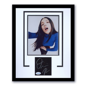 Olivia Rodrigo &quot;Sour&quot; AUTOGRAPH Signed Custom Framed 11x14 Matted Display B