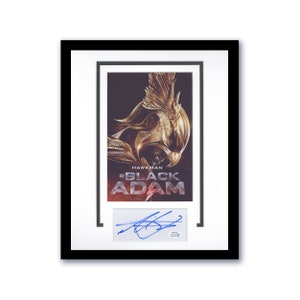 Aldis Hodge &quot;Black Adam&quot; gesigneerd met handtekening &#39;Hawkman&#39; ingelijst 11 x 14 display