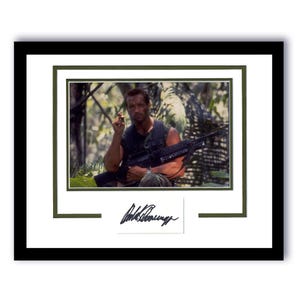 Arnold Schwarzenegger &quot;Predator&quot; AUTOGRAPH Signed Framed 11x14 Display B