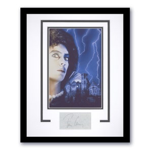 Tim Curry &quot;The Rocky Horror Picture Show&quot; signierte gerahmte 11 x 14 Fotoanzeige