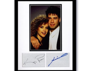 エラ・ブルー・トラボルタのサイン入り8x10 老犬エミリーの写真 ジョン