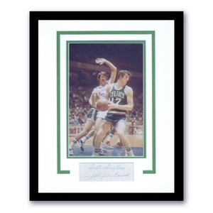 John Havlicek AUTOGRAFO Foto firmata Boston Celtics con cornice 11x14 Display