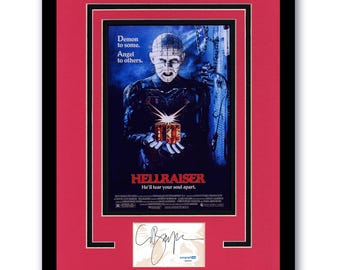 クライブ・バーカー直筆サイン入り8x10写真 COA - Etsy 日本