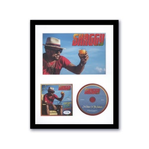 Shaggy &quot;Christmas in the Islands&quot; AUTOGRAPH Signed Framed 11x14 CD Display