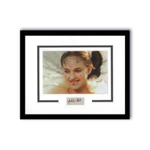 Natalie Portman &quot;Star Wars&quot; AUTOGRAPH Signed Custom Framed 11x14 Display B