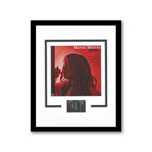 Maren Morris &quot;Hero&quot; AUTOGRAPH Signed Custom Framed 11x14 Matted Display B
