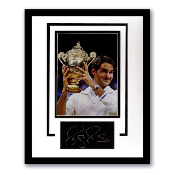 ロジャー・フェデラーサイン入り写真 ロジャーフェデラー氏 直筆サイン