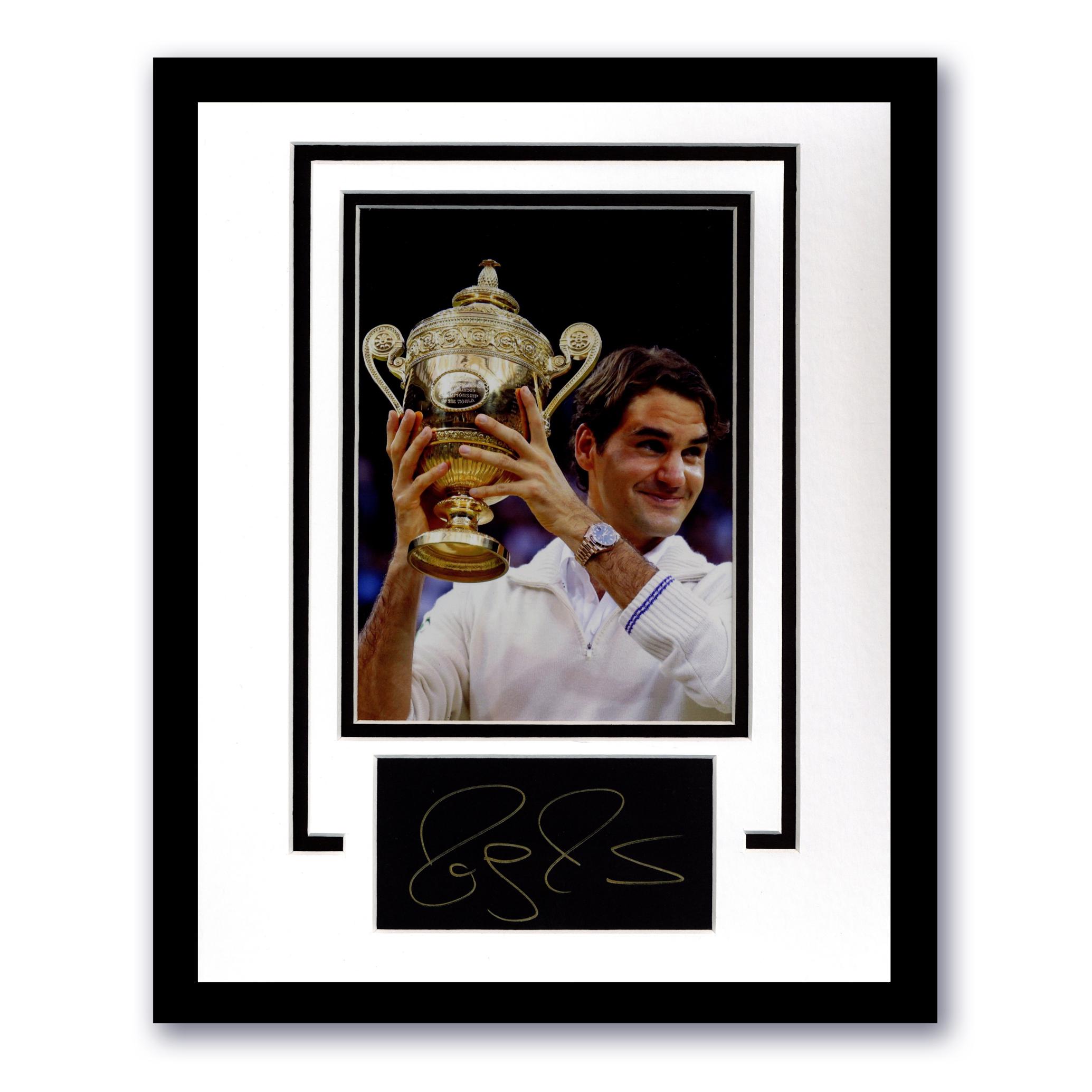 2008ウィンブルドン 直筆サイン入りフォト フェデラー&ナダル 公式正規