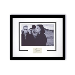 Bono U2 Autograph SIGNED &#39;Joshua Tree&#39; Photo Framed 11x14 Custom Display
