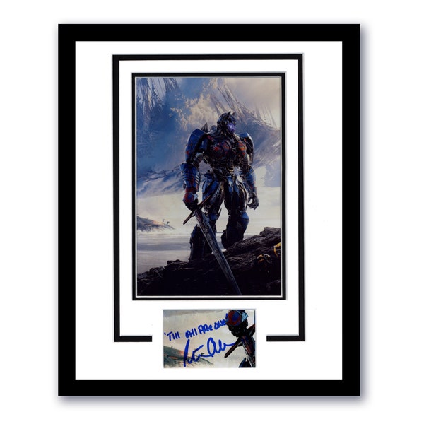Peter Cullen "Transformers" SIGNED 'Optimus Prime' Framed 11x14 Display