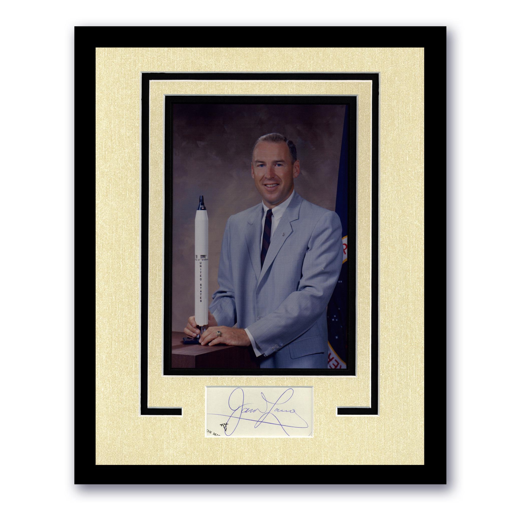 Jim Lovell AUTOGRAPH Signed Apollo 13 NASA Astronaut Framed 11x14