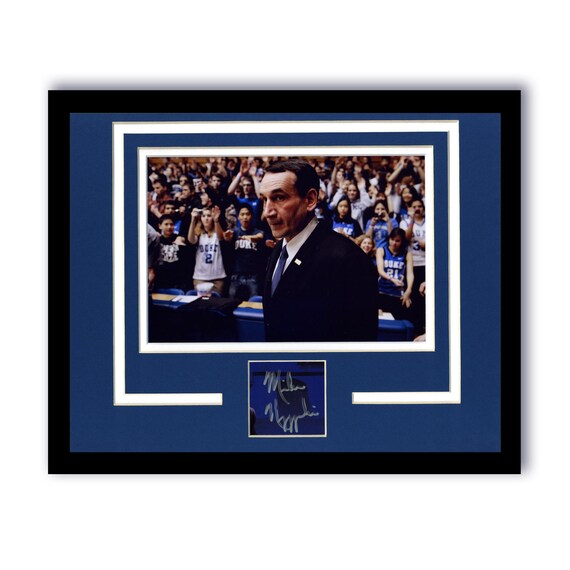 Mike Krzyzewski Coach K Auto NBA サイン カード Mike Krzyzewski 'coach K' AUTOGRAPH Signed Duke Blue Devils Framed