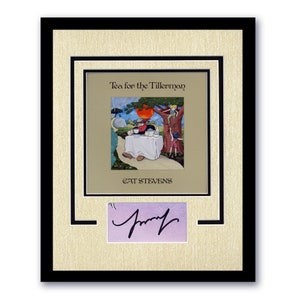 Cat Stevens &quot;Tea for the Tillerman&quot; AUTOGRAPH Signiert Gerahmtes 11x14 Display