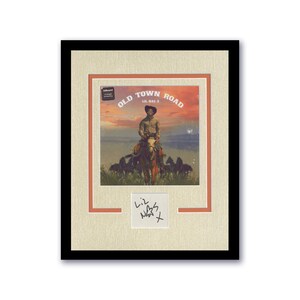 Lil Nas X &quot;Old Town Road&quot; AUTOGRAPH Signed Custom Framed 11x14 Display
