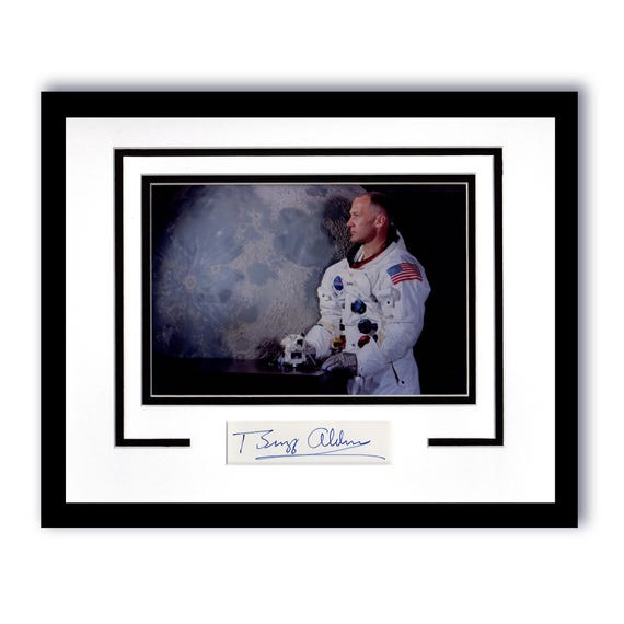 アポロ11号　Buzz Aldrin サイン入り額装 バズ・オルドリン サイン入り アポロ11号宇宙飛行士 額入り 11x14