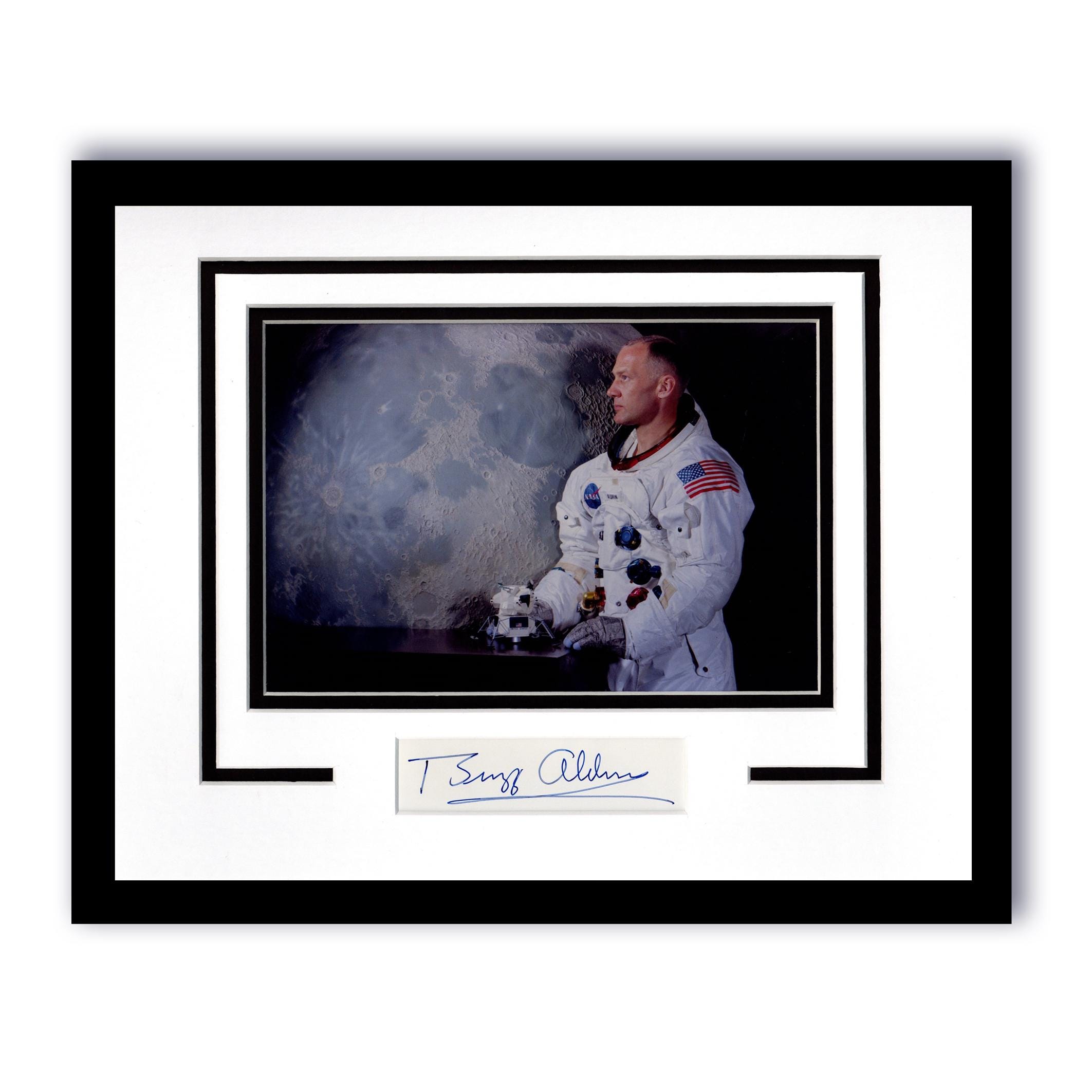 アポロ11号　Buzz Aldrin サイン入り額装 バズ・オルドリン サイン入り アポロ11号宇宙飛行士 額入り 11x14