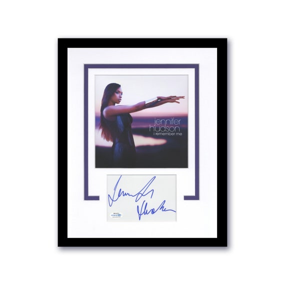 ジェニファー・ハドソン「I Remember Me」直筆サイン入り写真 額入り