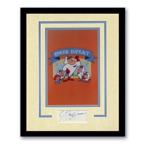 Gary Owens &quot;Roger Ramjet&quot; Voice Actor AUTOGRAPH Signed Framed 11x14 Display