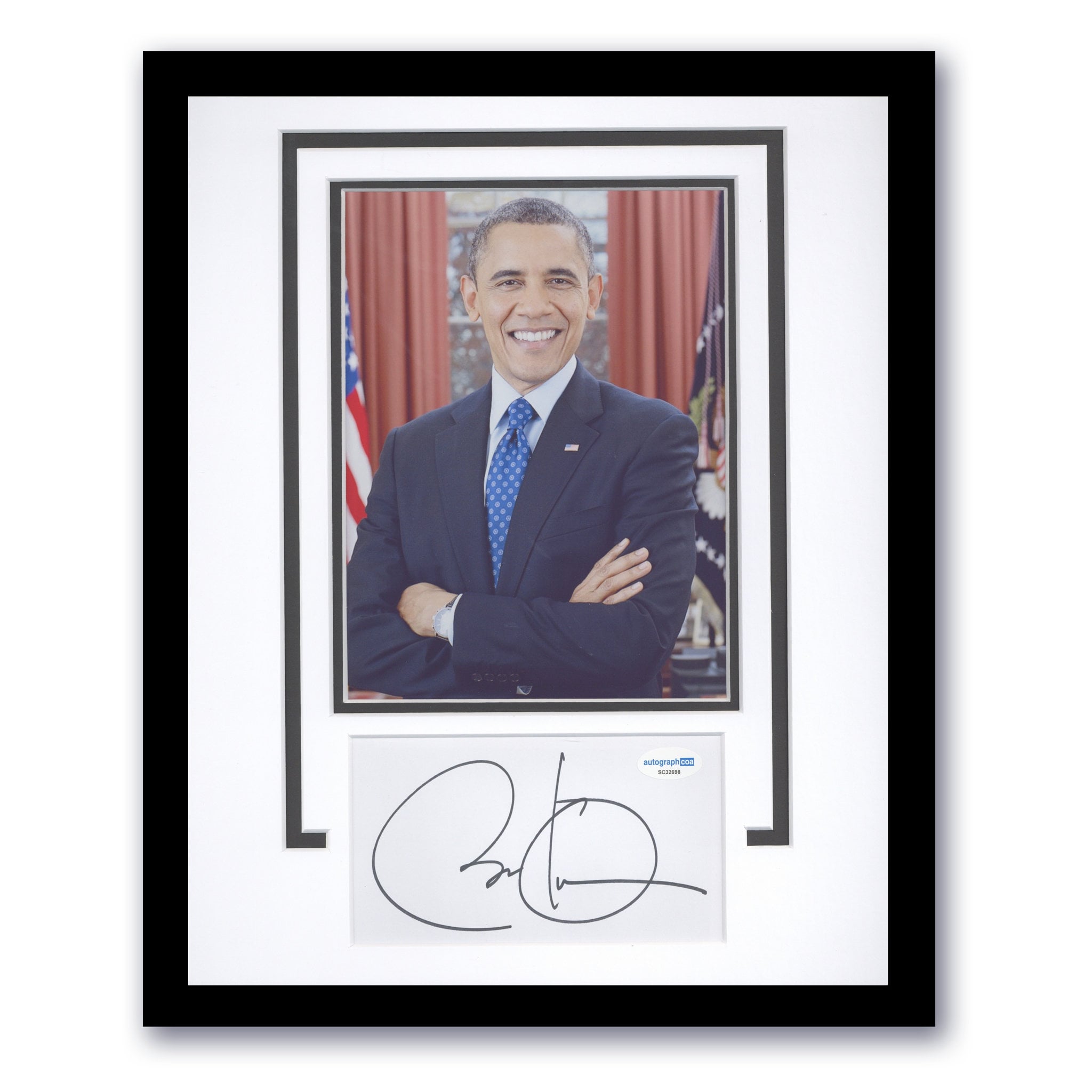 オバマ大統領直筆サイン入り絵画 鑑定書付 オバマ大統領直筆サイン入り絵画 鑑定書付 - メルカリ