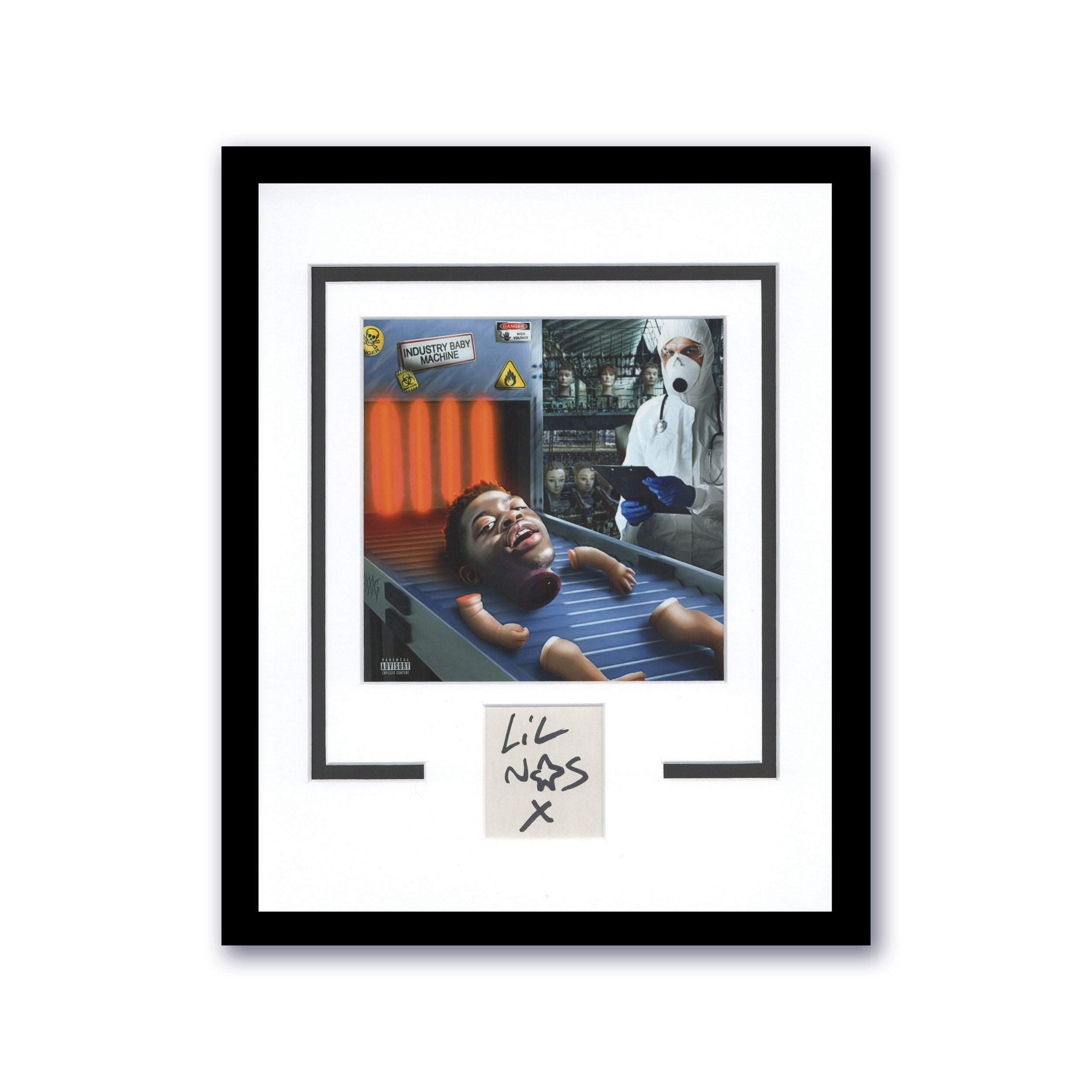 Autographe signé Lil Nas X « Industry Baby » encadré personnalisé 11 x 14