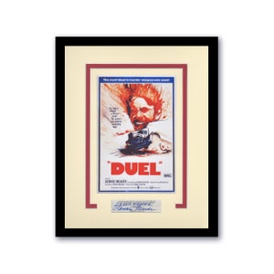 Dennis Weaver &quot;Duel&quot; AUTOGRAPH Signed Custom Framed 11x14 Matted Display