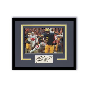 Charles Woodson AUTOGRAPH Signed Michigan Wolverines Framed 11x14 Display