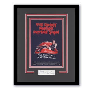 Tim Curry "The Rocky Horror Picture Show" ONDERTEKENDE foto ingelijst display van 11 x 14