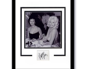 Sophia Loren AUTÓGRAFO Foto icónica firmada enmarcada personalizada 11x14 Pantalla B
