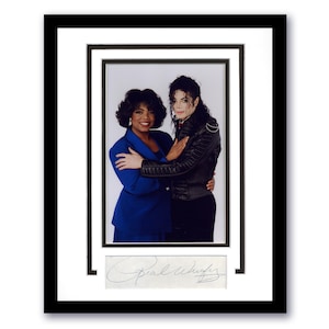 Oprah Winfrey &quot;Michael Jackson Talks..to Oprah&quot; SIGNED Framed 11x14 Display