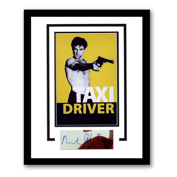 Robert De Niro "Taxi Driver" AUTOGRAPH Signed Custom Framed 11x14 Display