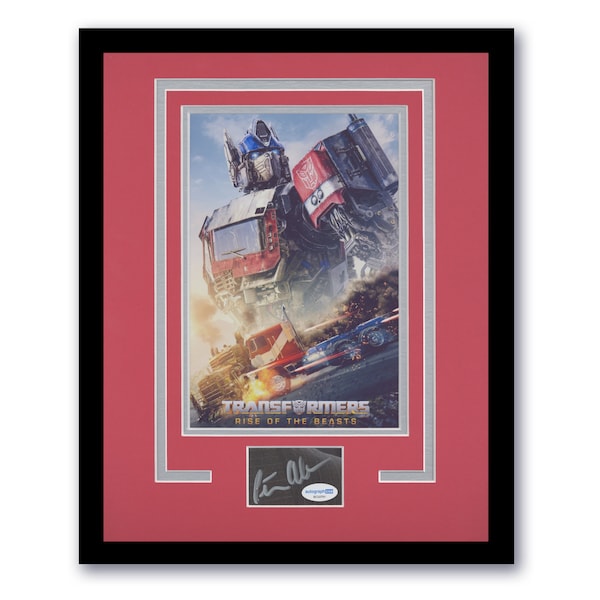 Peter Cullen "Transformers: Rise of the Beasts" SIGNED Framed 11x14 Display