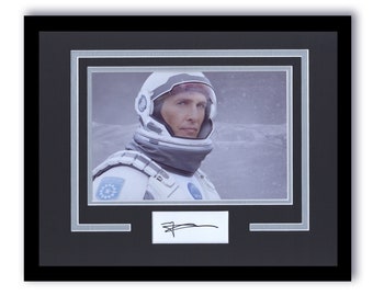 Matthew McConaughey &quot;Interstellar&quot; AUTOGRAPH Signed Framed 11x14 Display