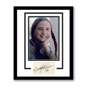 Melissa Gilbert "Lilla huset på prärien" SIGNERAD Inramad 11x14 Display B