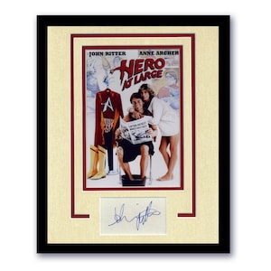 John Ritter &quot;Hero at Large&quot; AUTOGRAPH Signed Custom Framed 11x14 Display