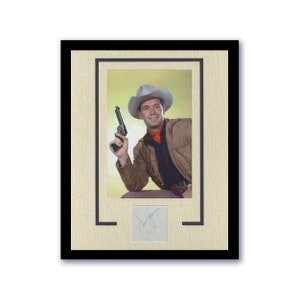 James Garner &quot;Maverick&quot; AUTOGRAPH Signed Custom Framed 11x14 Matted Display