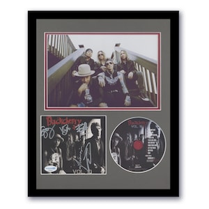 Buckcherry "Vol. 10" AUTOGRAPH gesigneerde foto ingelijste 11 x 14 aangepaste cd-display