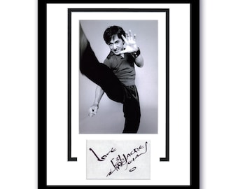 ハリウッド俳優ジャッキー・チェンのクラシック写真に直筆サインされた