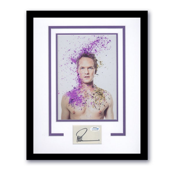 Neil Patrick Harris "Hedwig and the Angry Inch" SIGNED Framed 11x14 Display