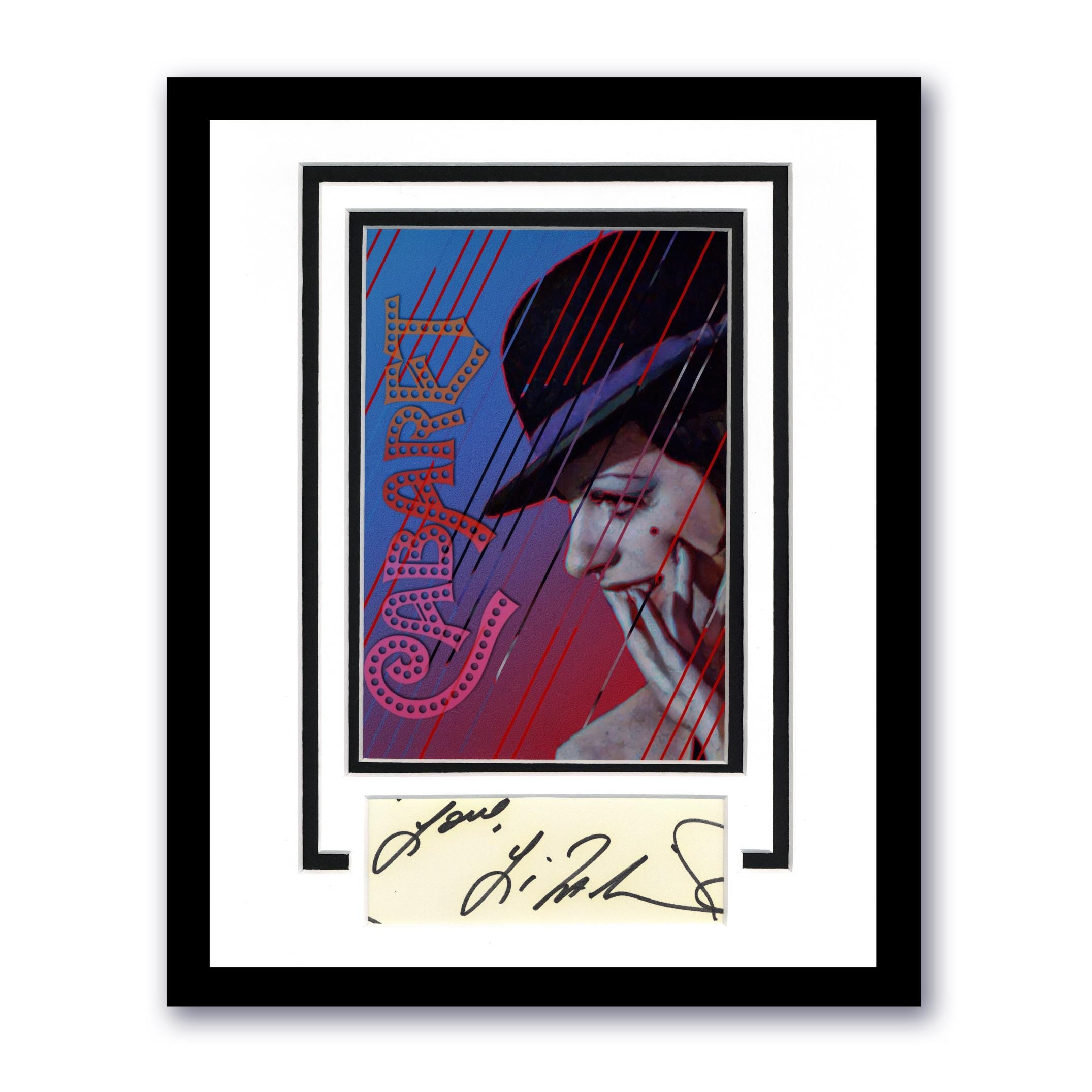 Liza Minnelli Autograph - Etsy